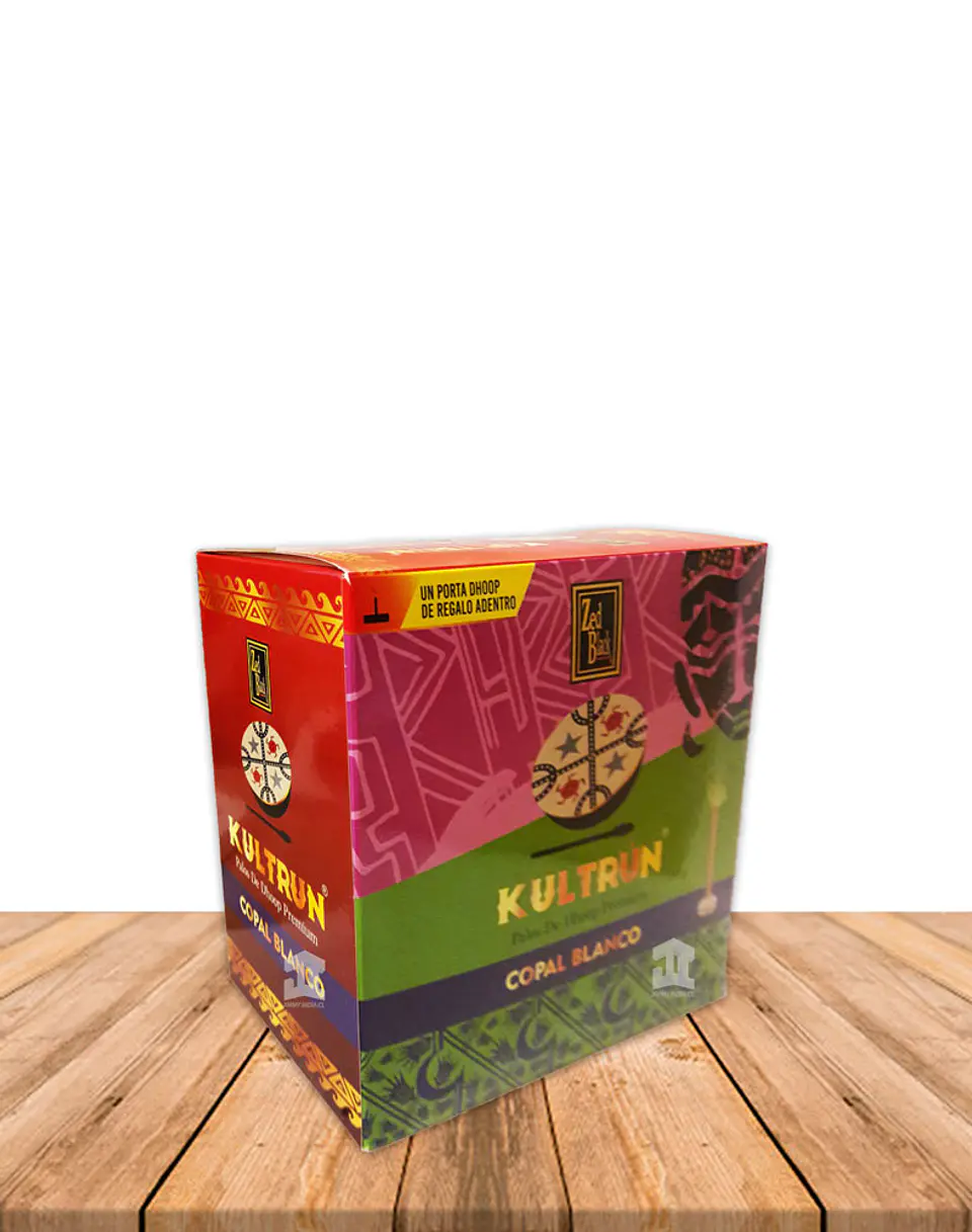 Incienso Kultrún Dhoop 30gr Copal Blanco 1