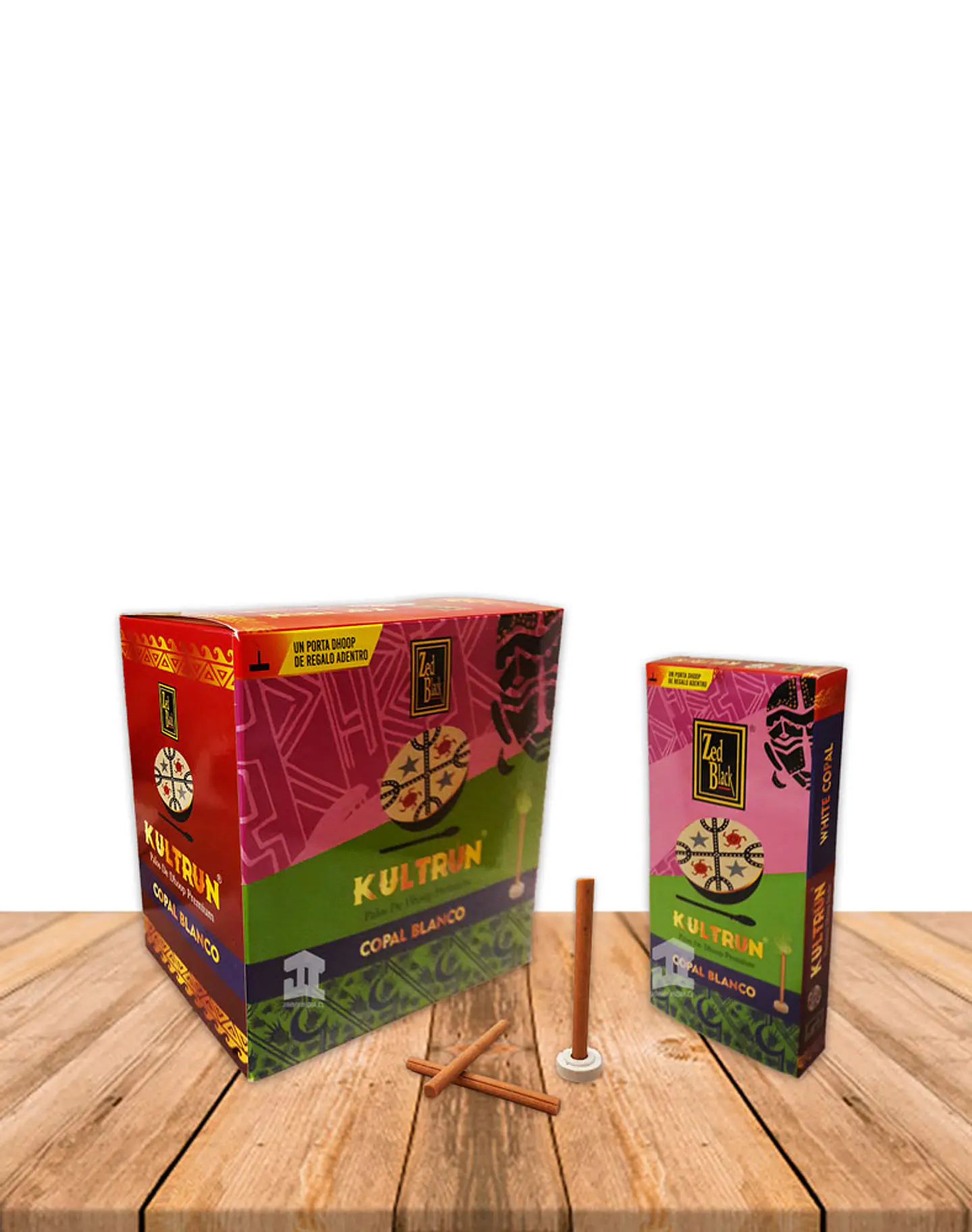 Incienso Kultrún Dhoop 30gr Copal Blanco 2