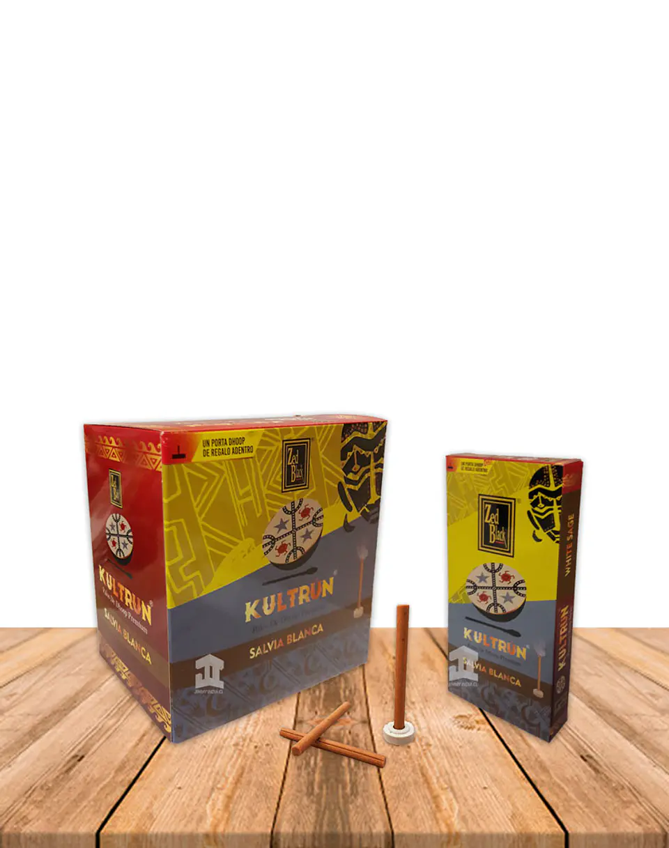 Incienso Kultrún  Dhoop 30gr Salvia Blanca 2