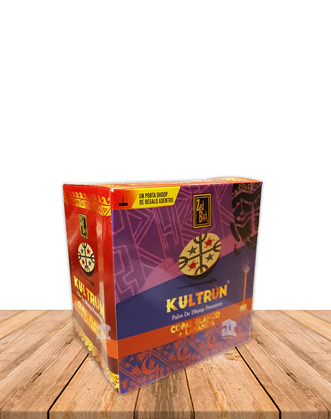 Incienso Kultrún Dhoop 30gr Copal Blanco + Lavanda