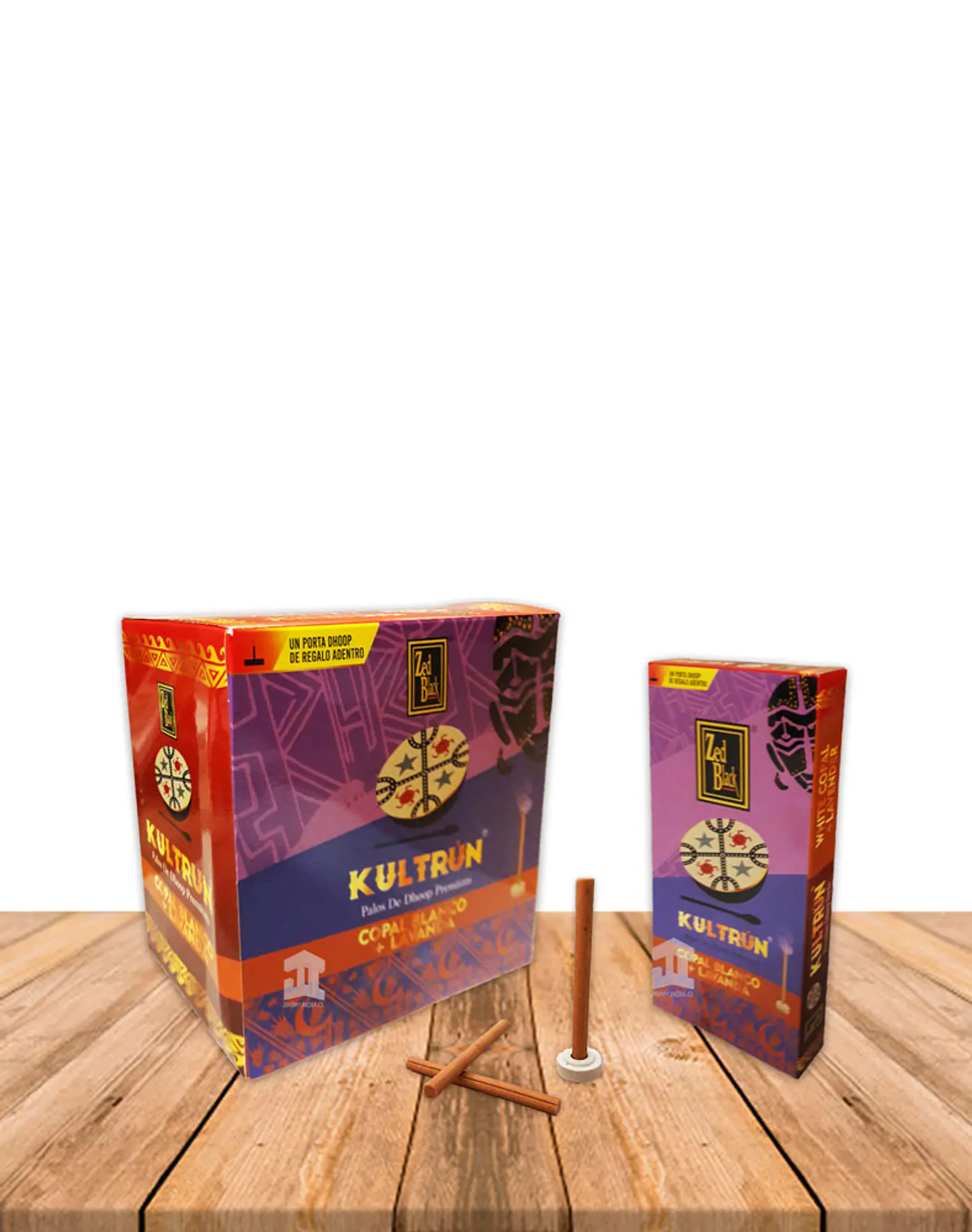 Incienso Kultrún Dhoop 30gr Copal Blanco + Lavanda 2