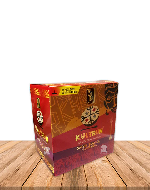 Incienso Kultrún Dhoop 30gr Salvia Blanca + Lavanda