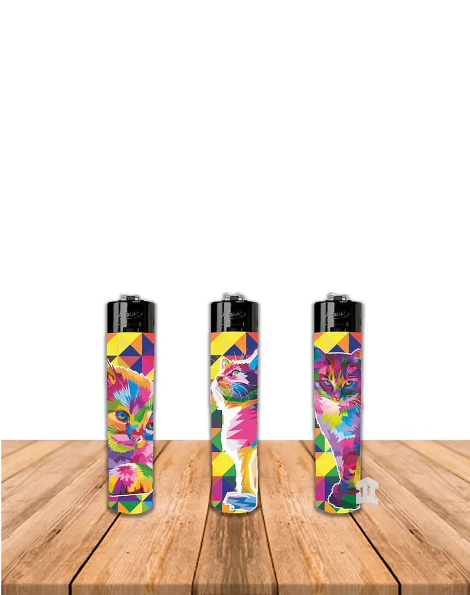 Encendedores Atomic Geo Cats Cod.174 2