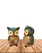 Figura Duo de Buhos  JI16-216 - Miniatura 2
