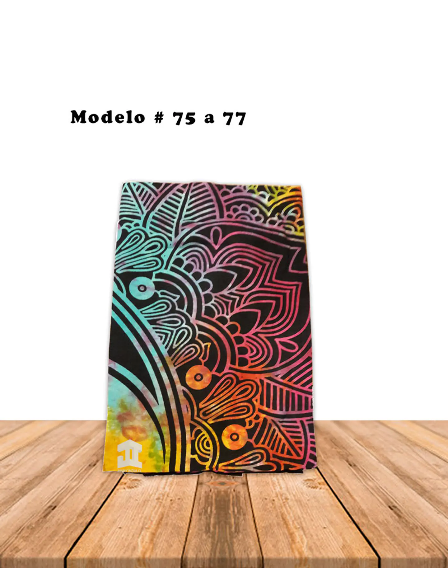 Cubrecama De Algodon Con Diseño # 75 a 77 2