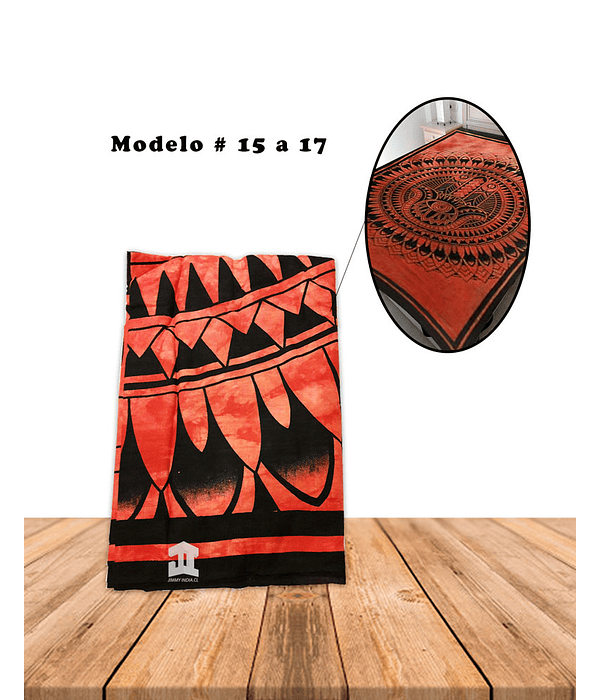 Cubrecama de Algodon Con Diseño # 15 a 17