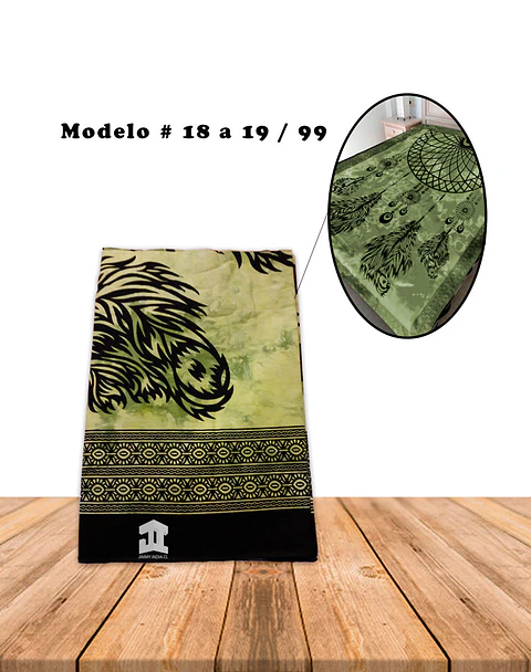 Cubrecama De Algodon Con Diseño # 18 a 19 / 99