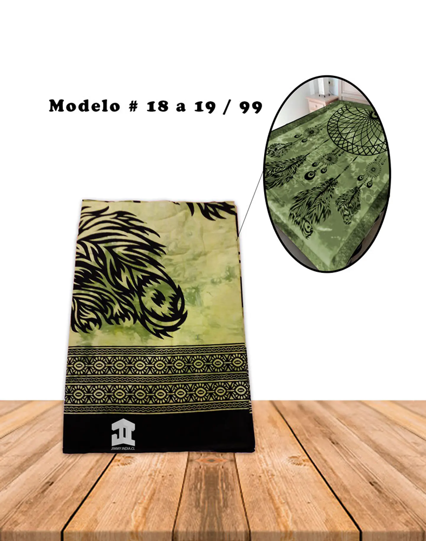 Cubrecama De Algodon Con Diseño # 18 a 19 / 99 1