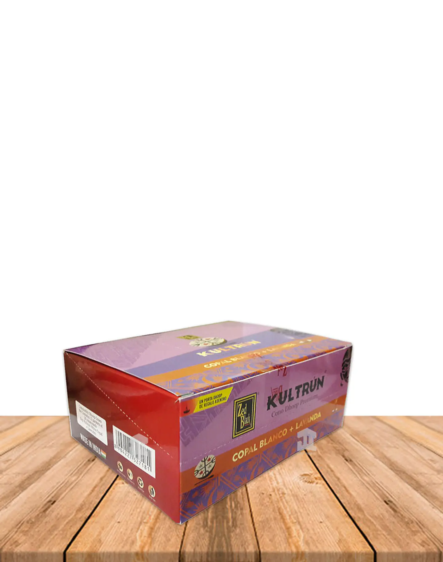 Incienso Zed Black Kultrún Cono Copal Blanco + Lavanda 1