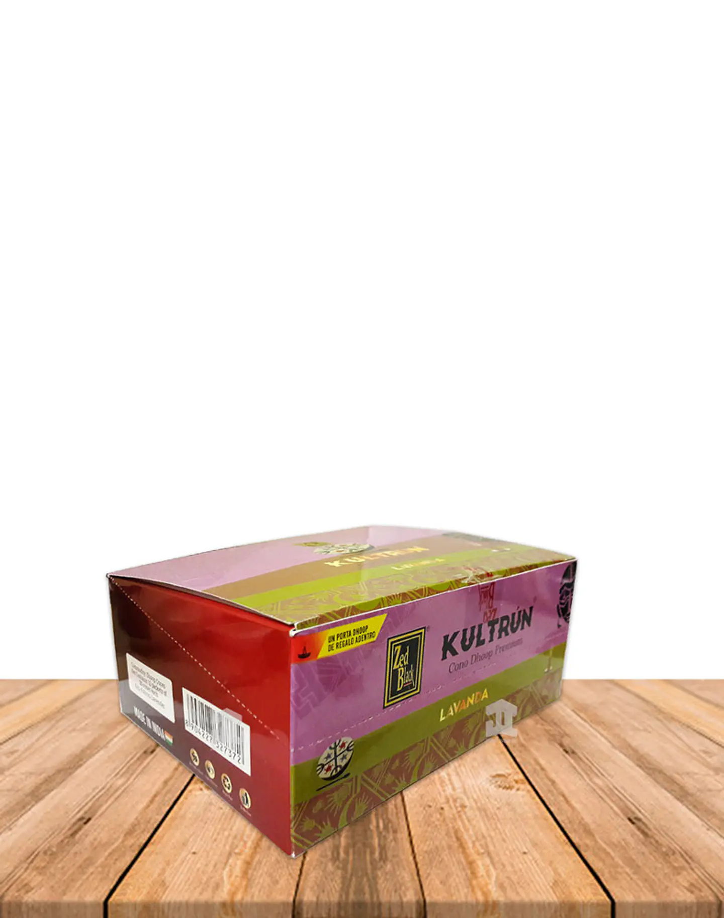Incienso Zed Black Kultrún Cono Lavanda 1