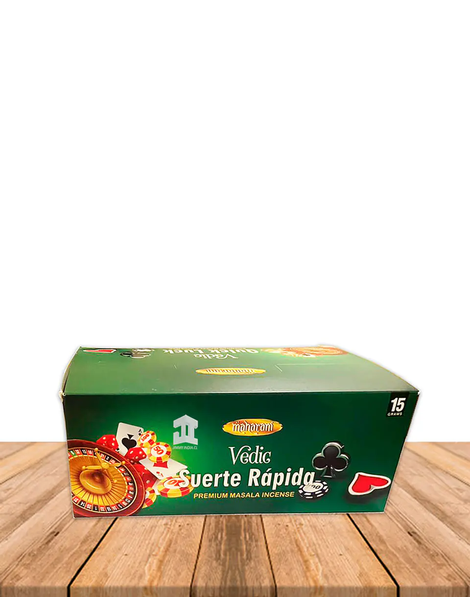 Incienso Vedic Suerte Rapida 2