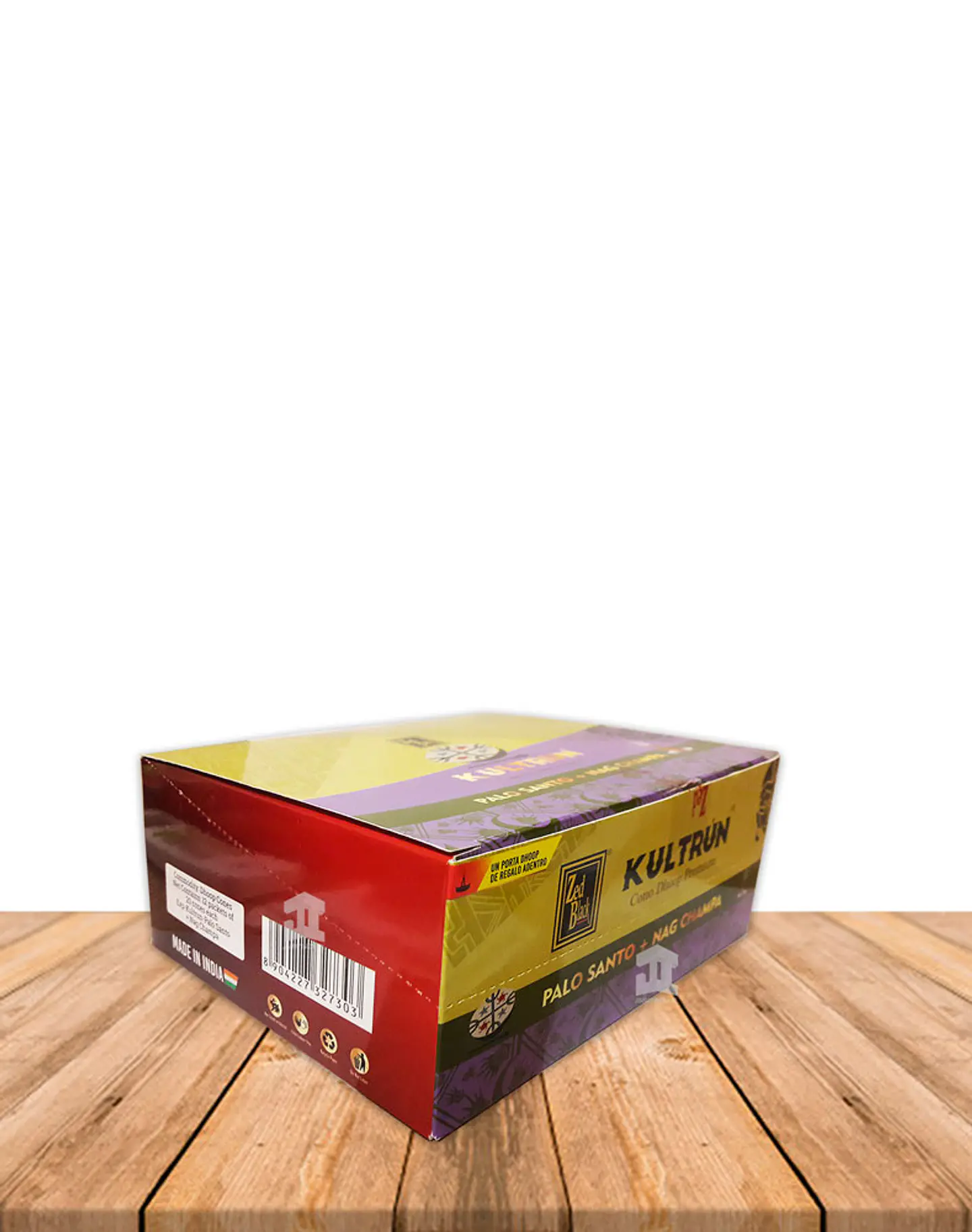 Incienso Zed Black Kultrún Cono Palo Santo + Nag Champa 1