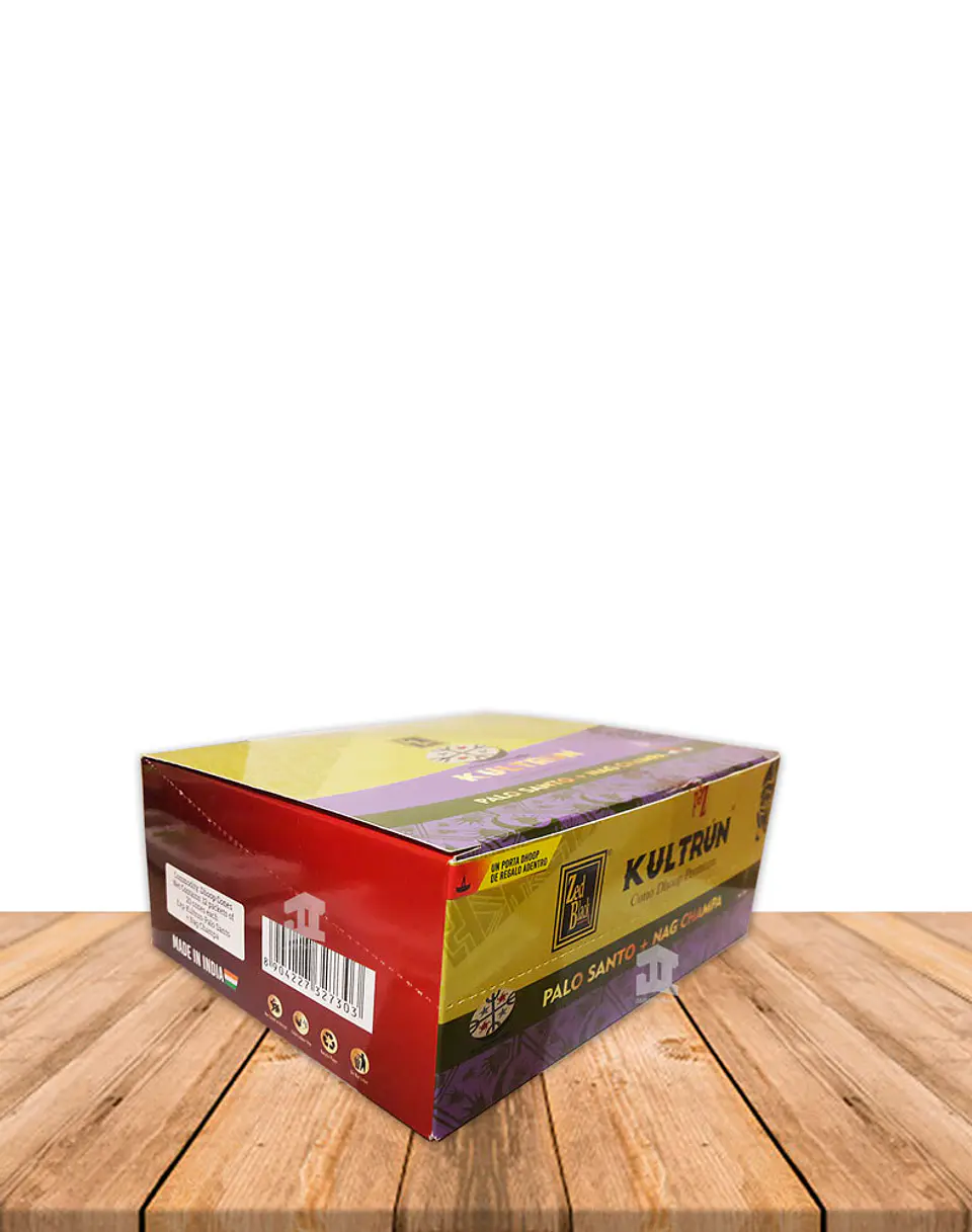 Incienso Zed Black Kultrún Cono Palo Santo + Nag Champa 1