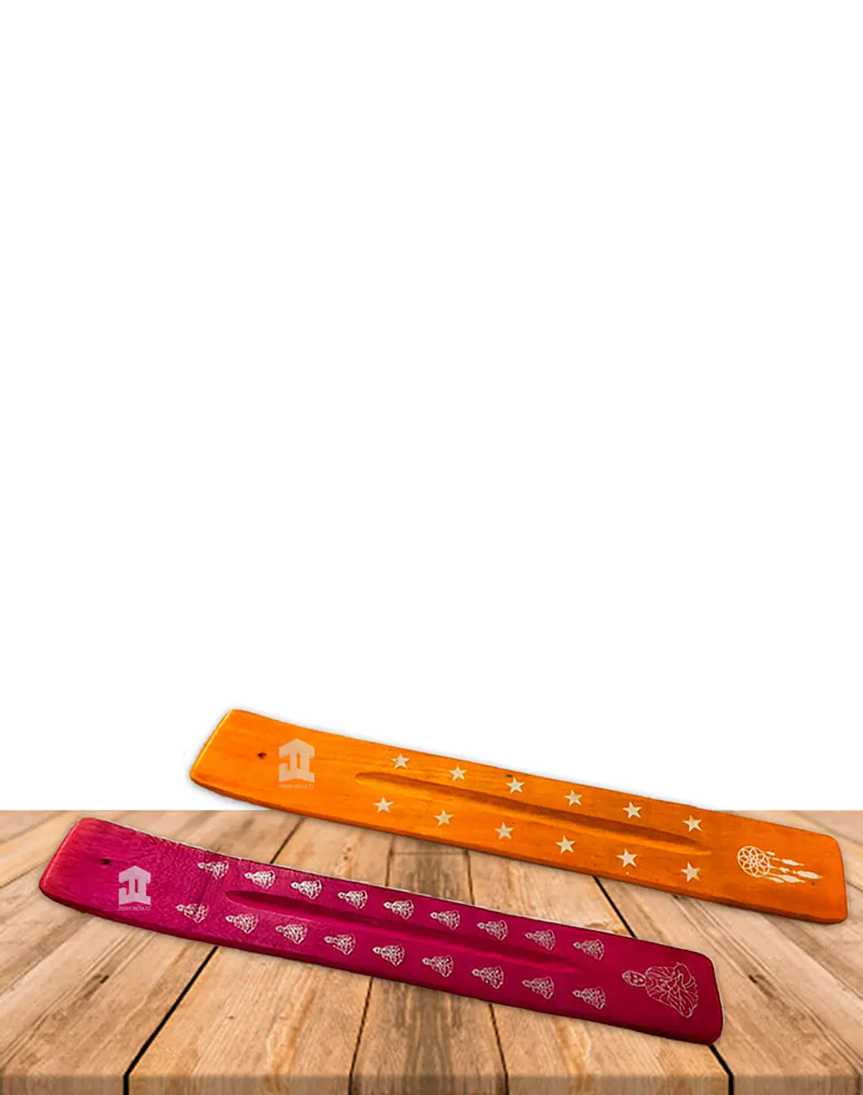 Tabla Porta Incienso Madera Colores Surtidos  2
