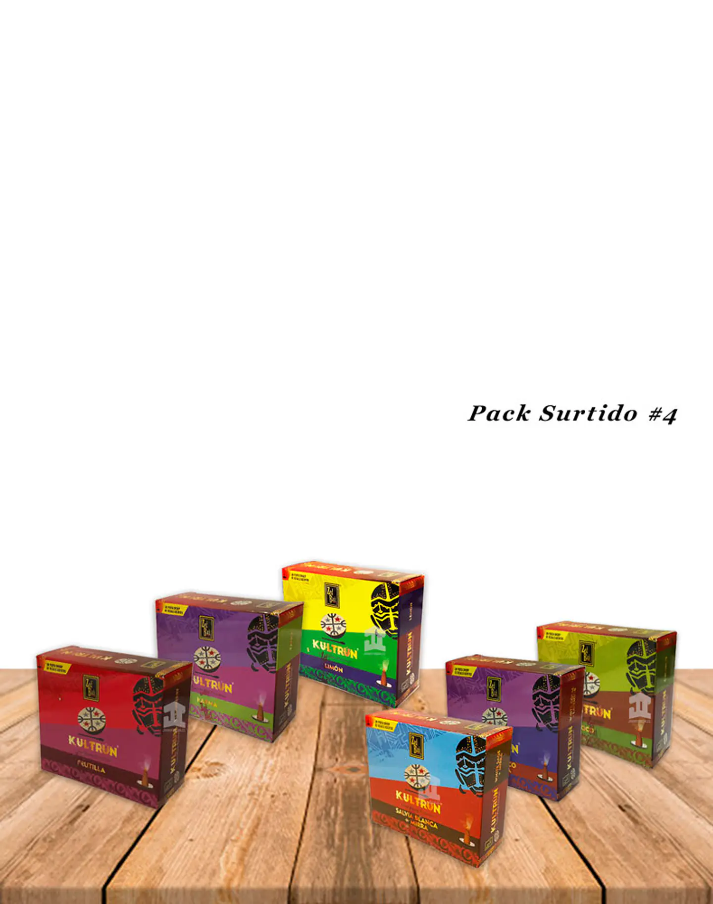 Incienso Kultrun Cono  Pack Aromas Surtidos #4 1