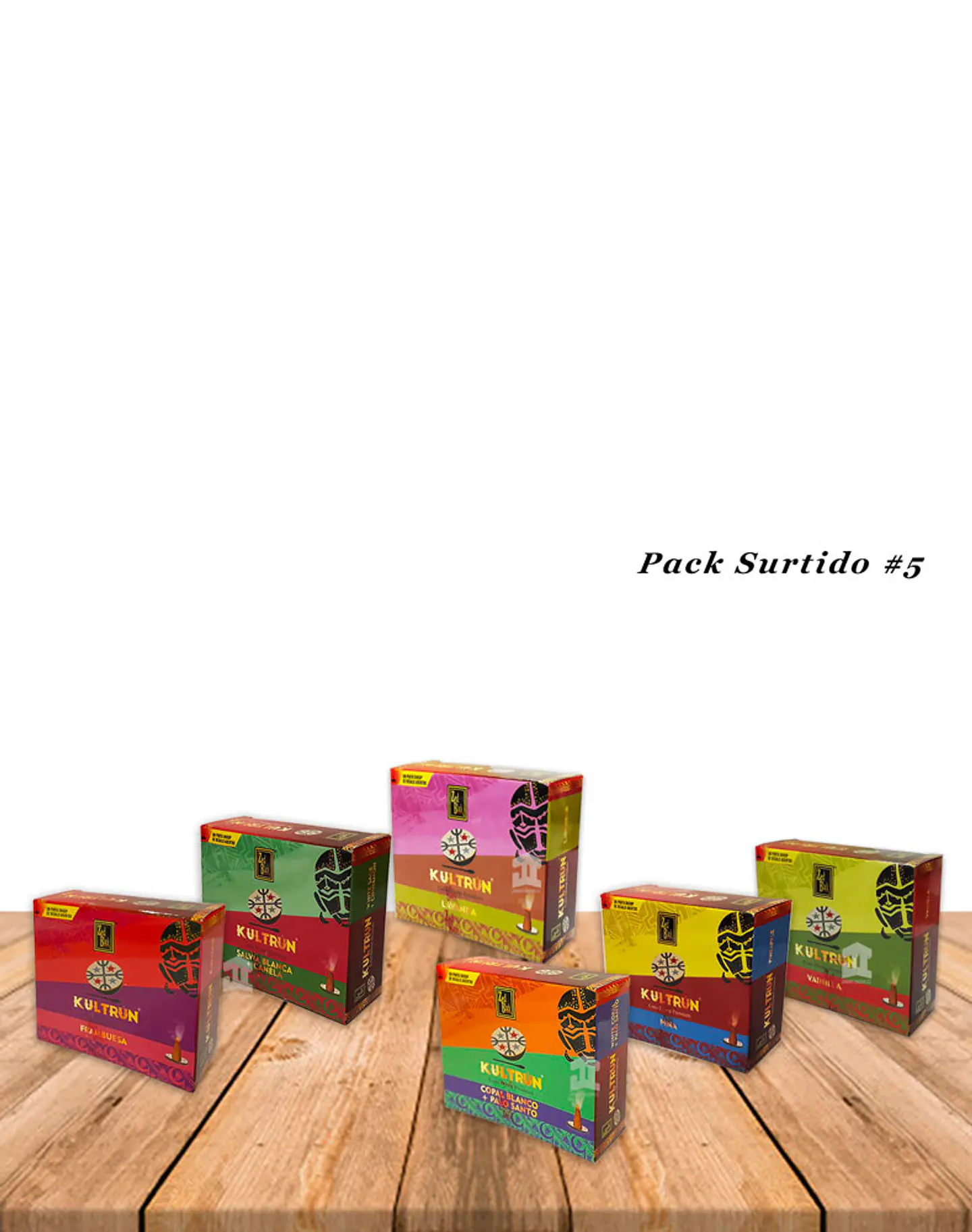 Incienso Kultrun Cono  Pack Aromas Surtidos #5 1