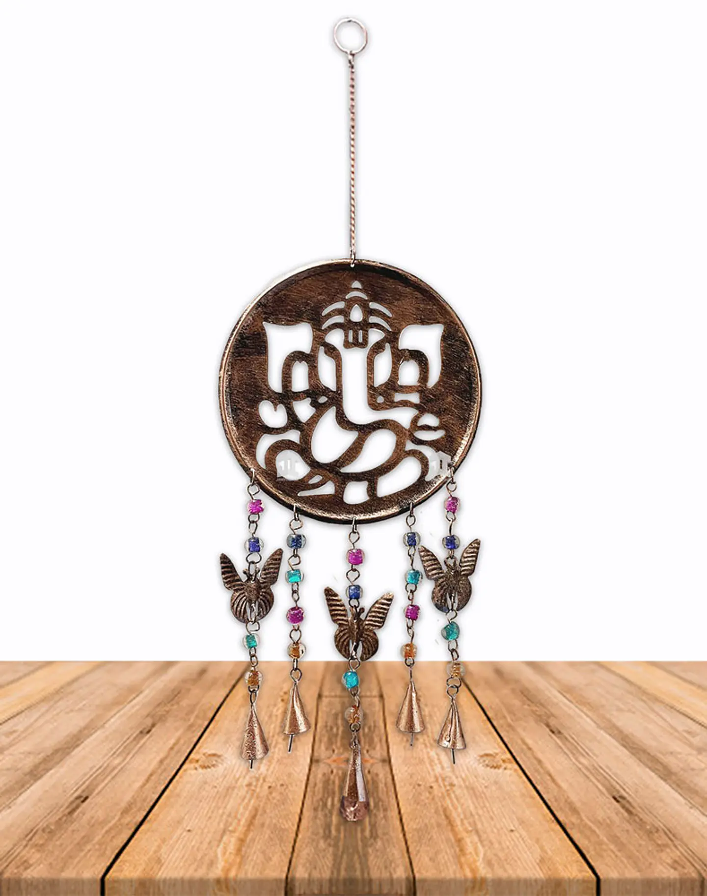 Campana De Viento Ganesh 3 Mariposas 10