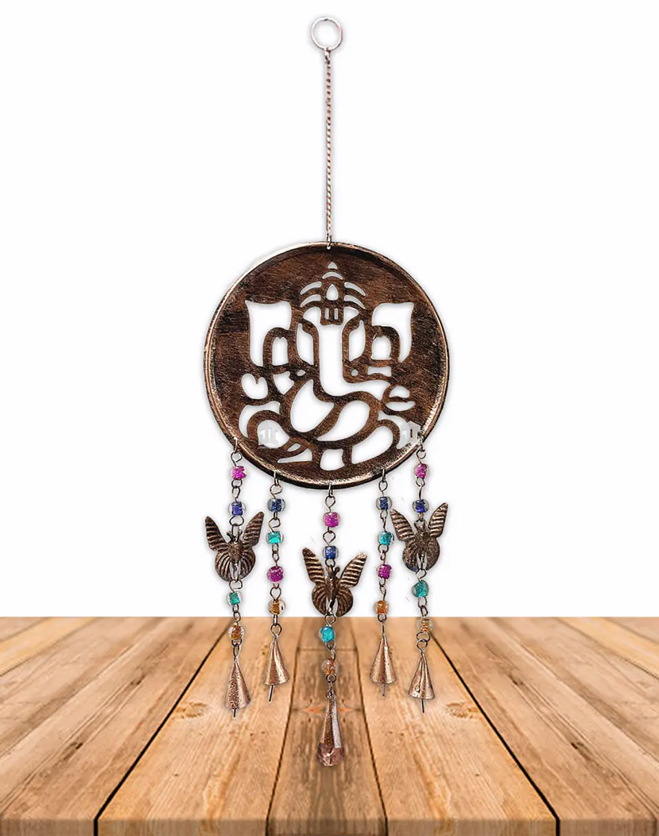 Campana De Viento Ganesh 3 Mariposas 10