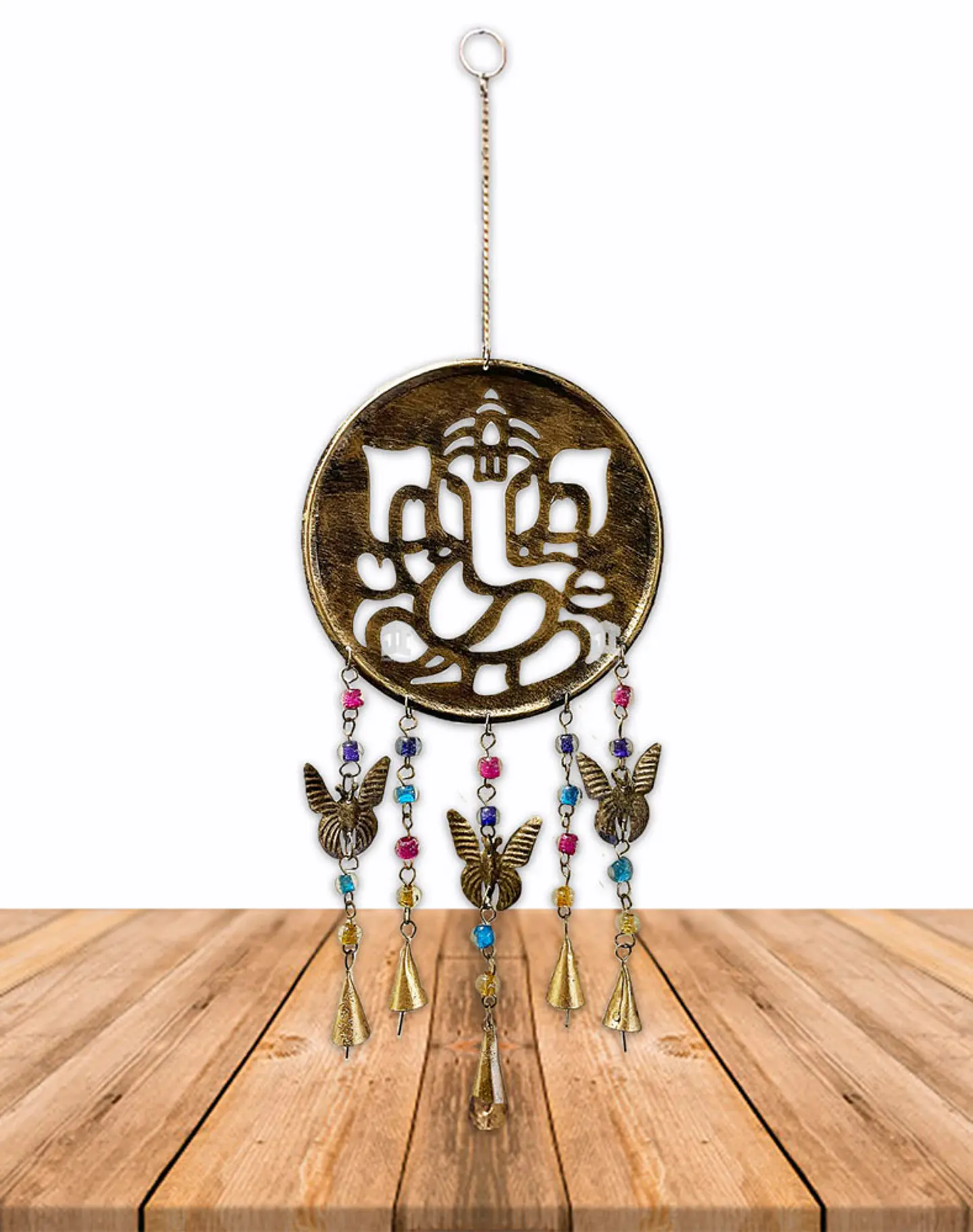 Campana De Viento Ganesh 3 Mariposas 10