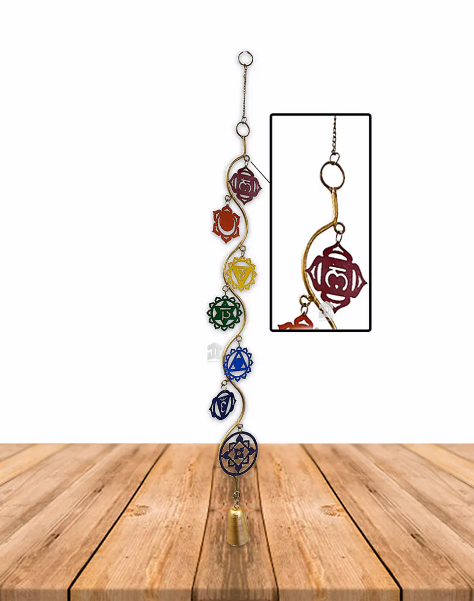 Campana De Viento Metal 7 Chakras VDQ20-133 1