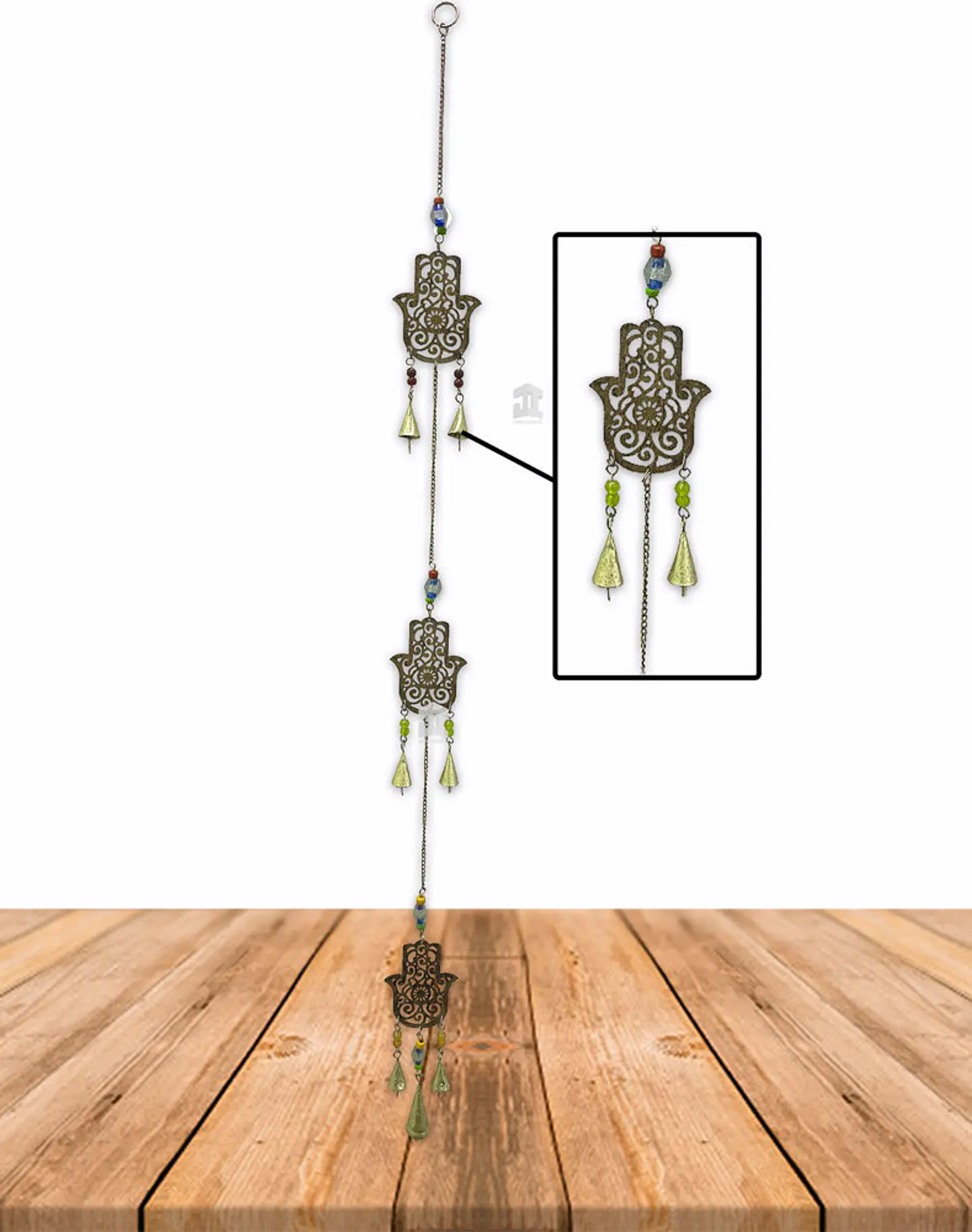 Campana De Viento Mano de Fatima 3 en 1  VDQ21-178 1