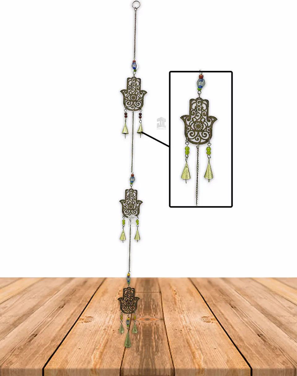 Campana De Viento Mano de Fatima 3 en 1  VDQ21-178 1