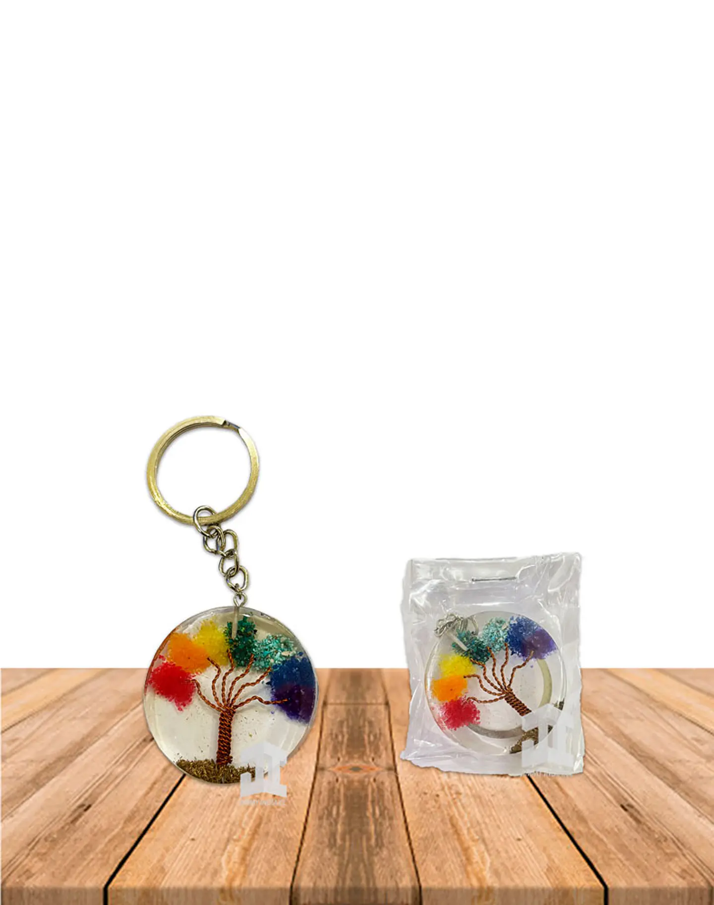 Llaveros de Resina 7 Chakras Grande 4cm 2