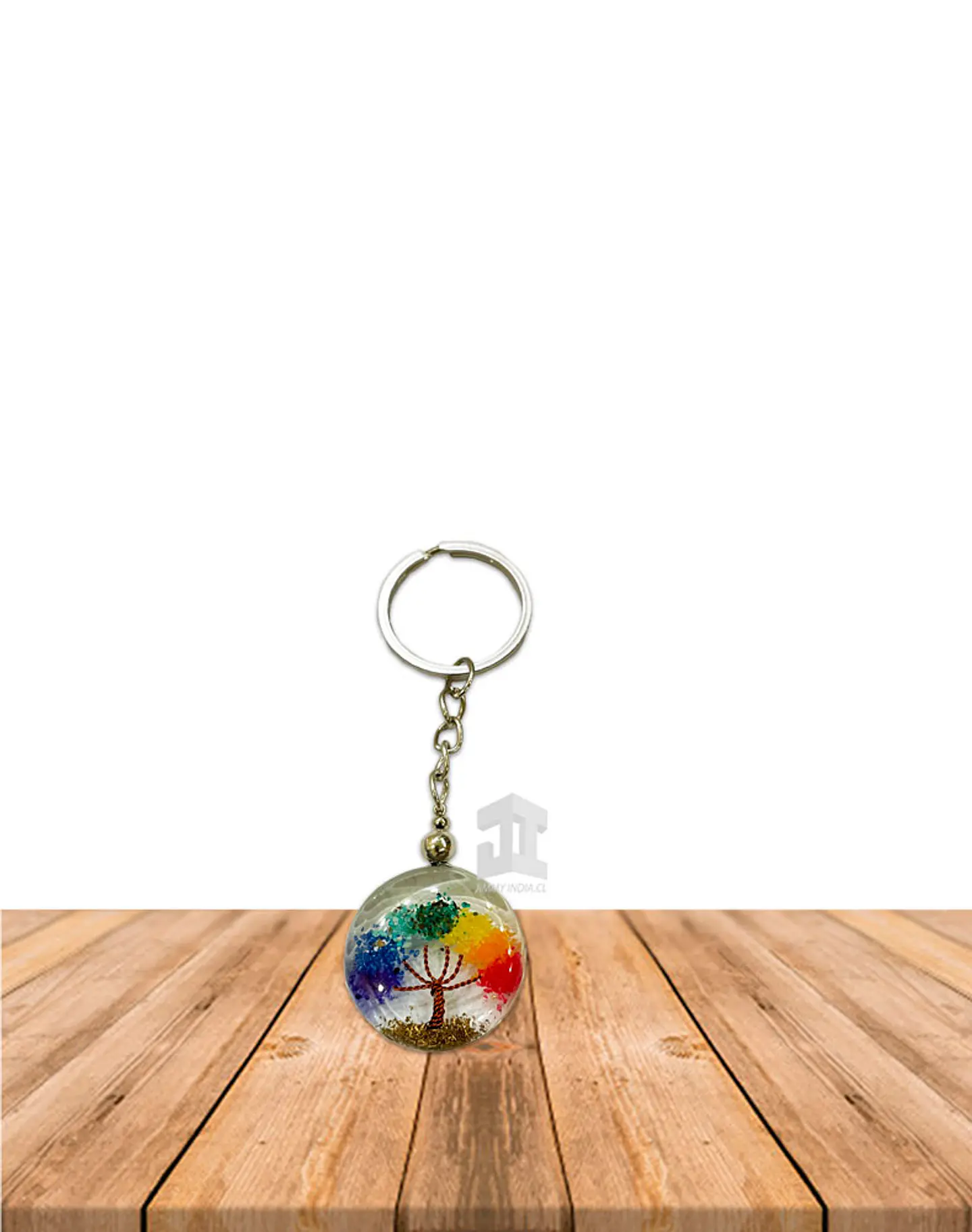 Llaveros de Resina 7 Chakras Pequeño 3 cm 1