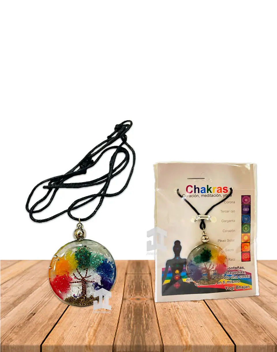 Colgantes de Resina 7 Chakras 40cm 2
