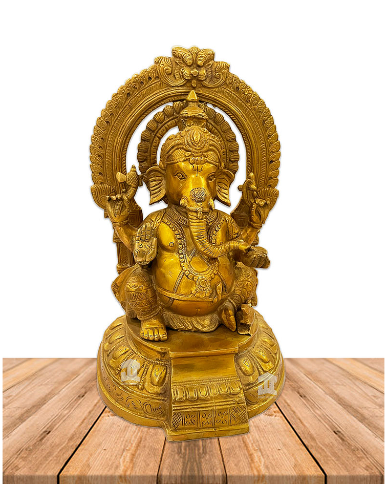 Dios Ganesh Grande con Arco   11,5" VDQ21-209 1043