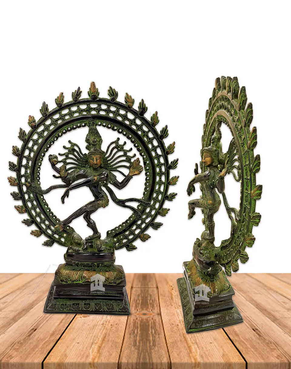 Dios Shiva Danzando en Bronce  18