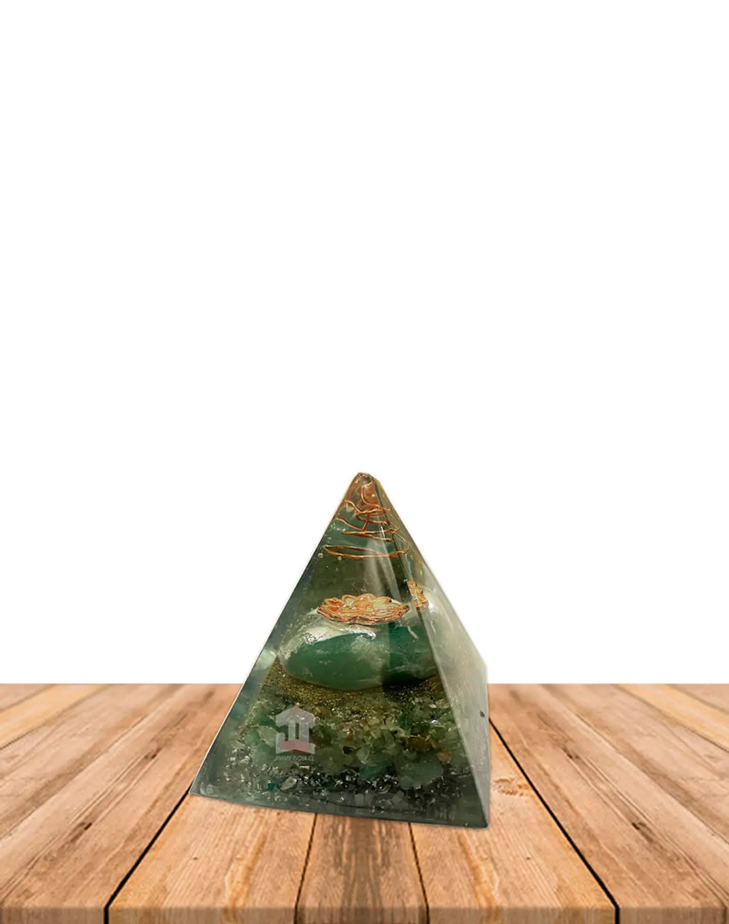 Pirámide de Resina (Orgonita)  6x6 cm  9