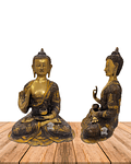 Buda Meditando en Bronce  11,5" VDQ21-199 1041