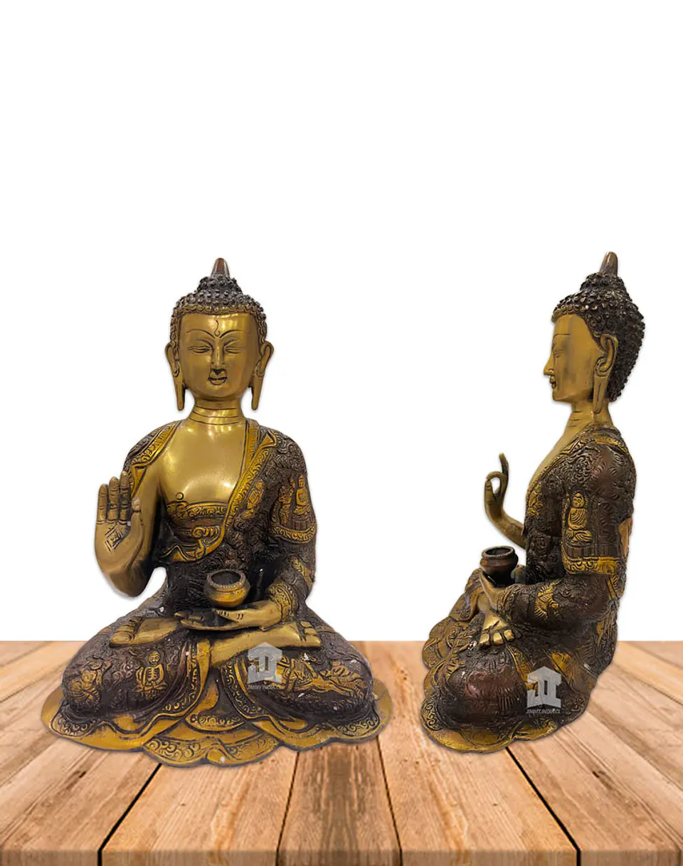 Buda Meditando en Bronce  11,5