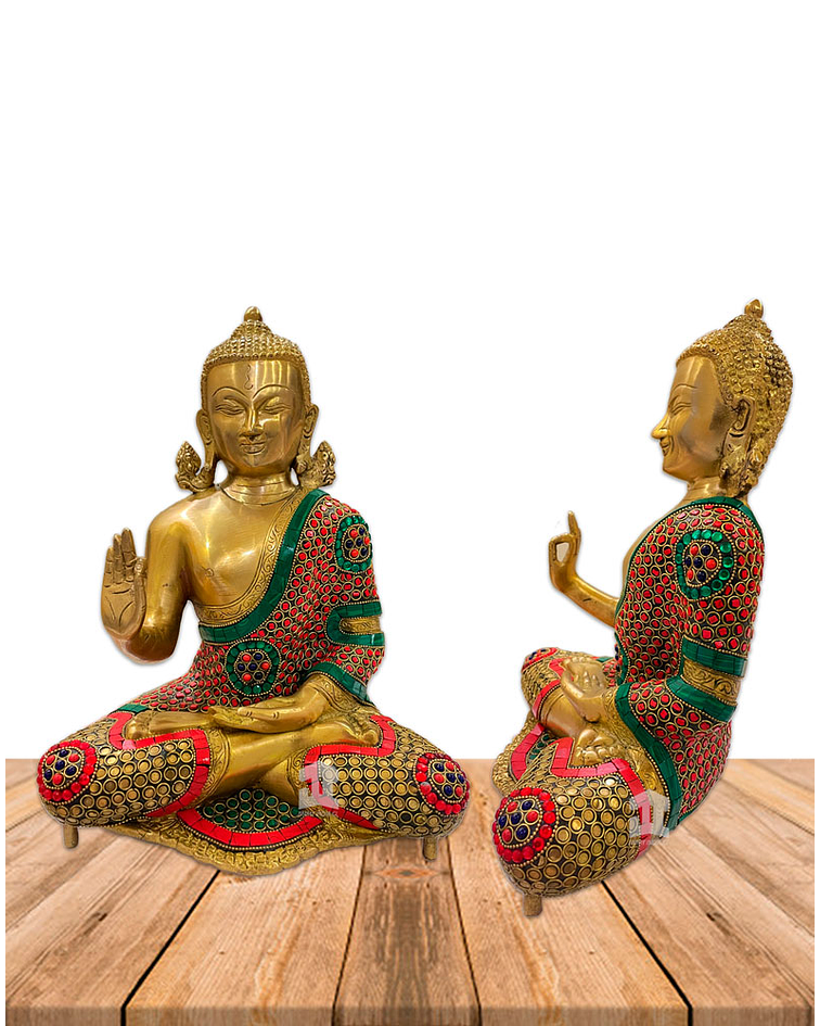 Buda Meditando en Bronce  12" VDQ21-200 1041