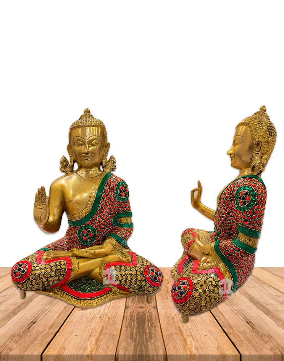 Buda Meditando en Bronce  12