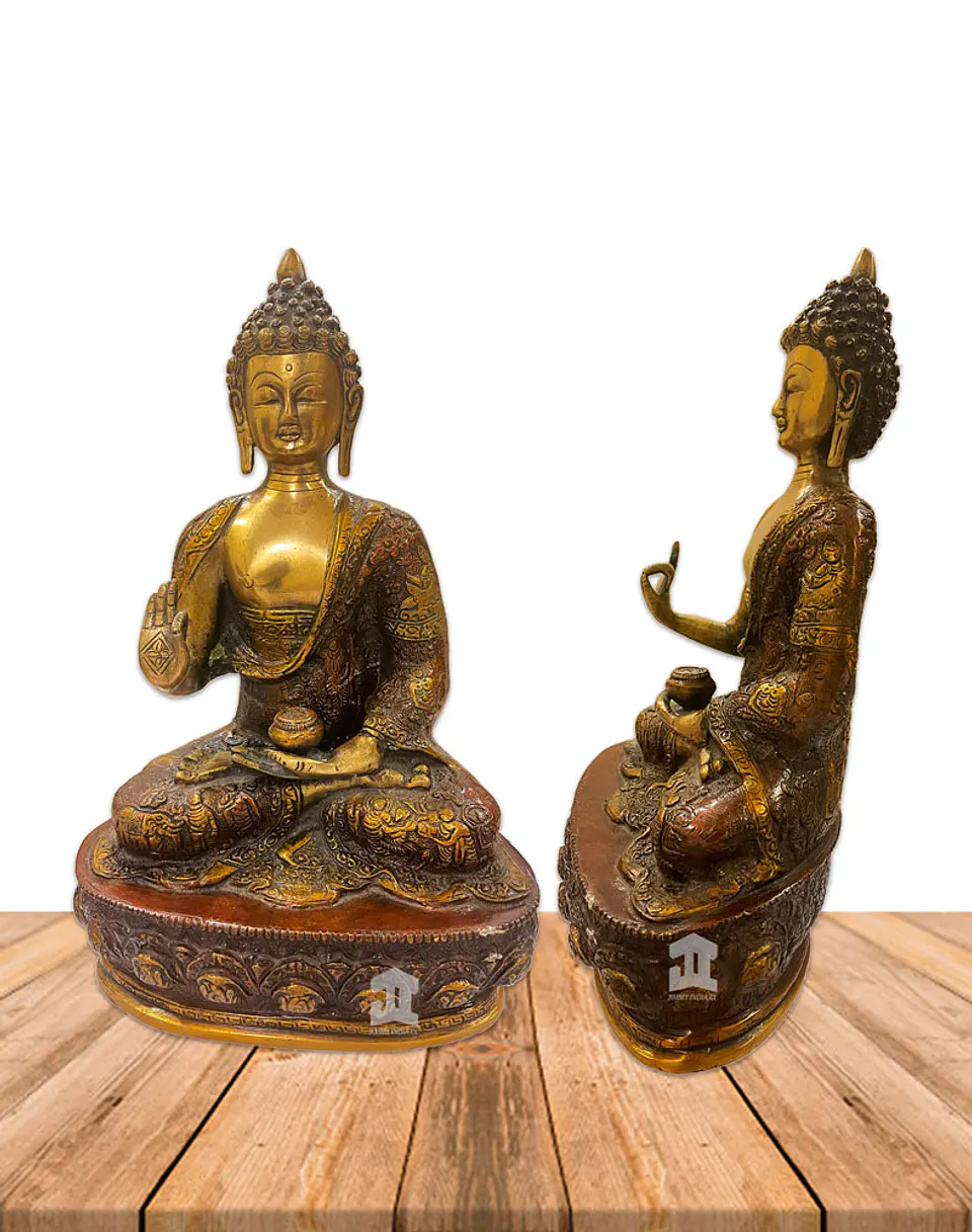 Buda Meditando en Bronce  13