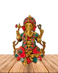 Ganesh con Piedras en Bronce 10