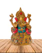 Ganesh con Piedras en Bronce 9