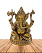 Ganesh Meditando en Bronce 11,5