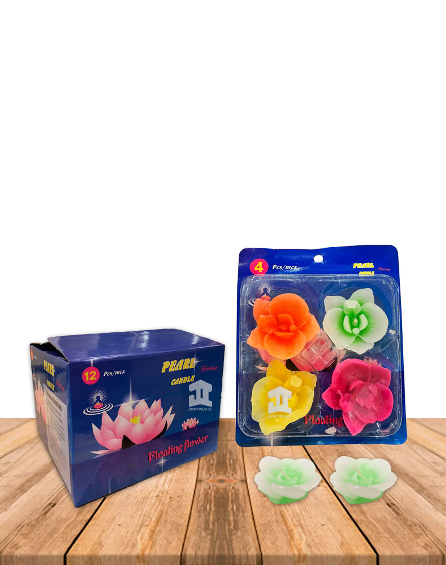 Flor de Loto  Flotantes 4 Und JI15-390 2