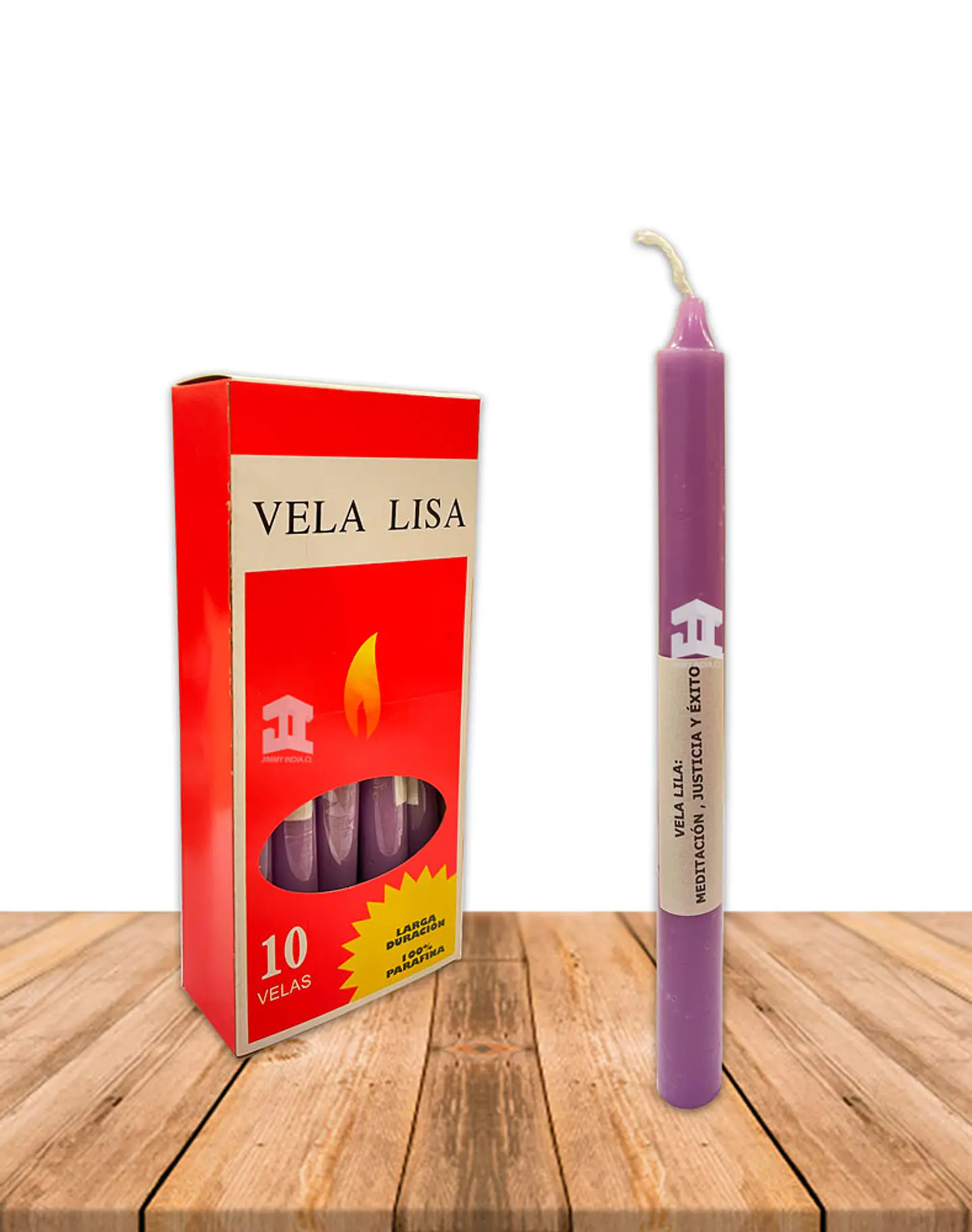 Vela Lisa Esotéricas Color Lila 1