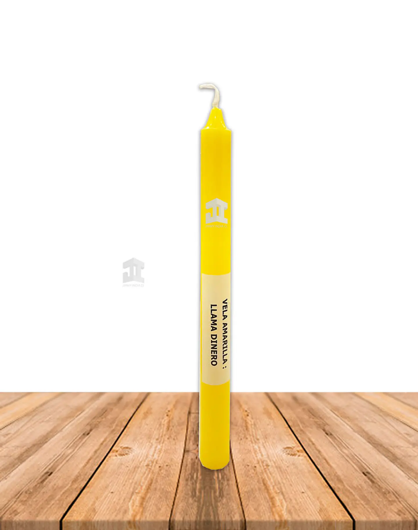 Vela Lisa Esotérica Color Amarillo 2