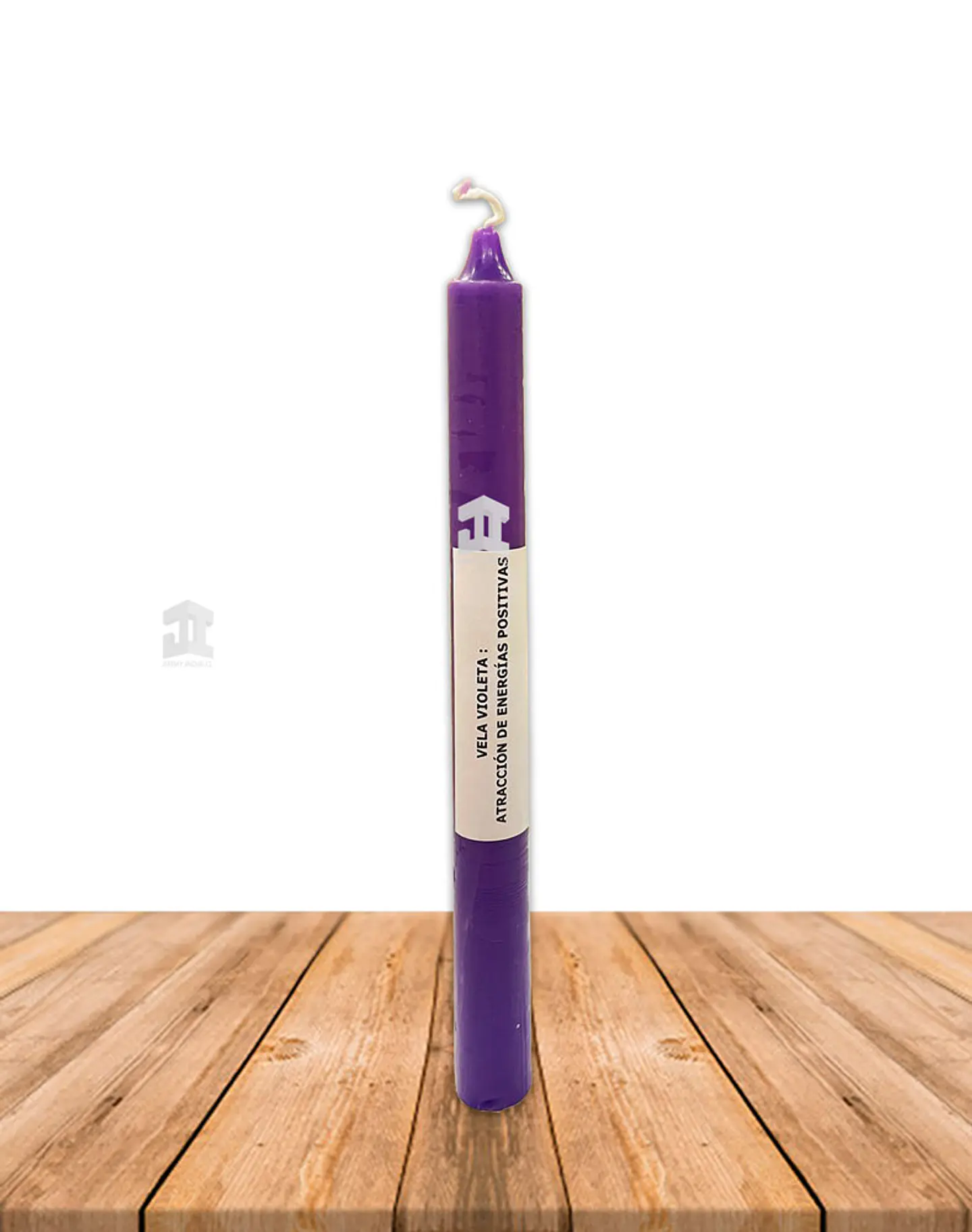 Vela Lisa Esotéricas Color Violeta 2