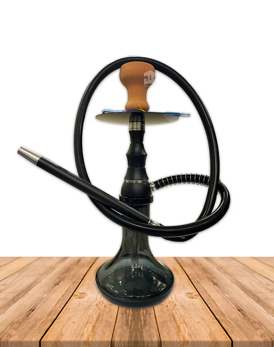 Hooka de Vidrio Negro JI22-16 1