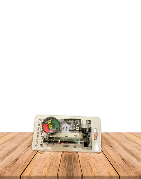 Set Pipa Metalica Diseño + Moledor  DK7025GA