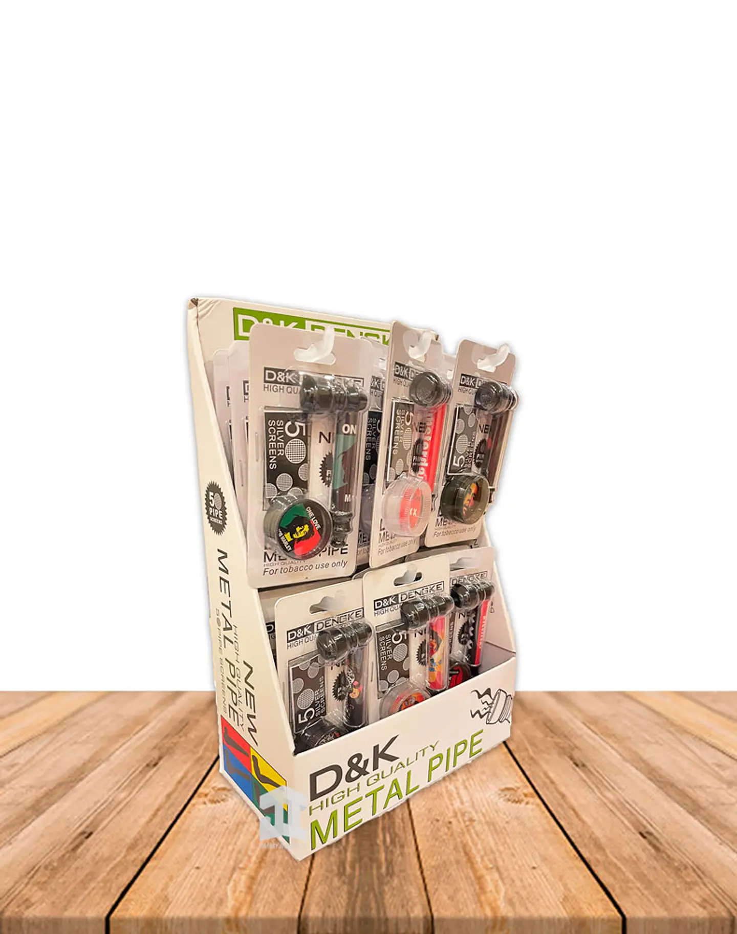 Set Pipa Metalica Diseño + Moledor  DK7025GA 2