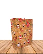 Bolsa Papel Kraft Navidad 37x28cm Precio x Docena JI16-11C - Miniatura 3