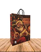 Bolsa Papel Kraft Navidad 42x31,5cm Precio x Docena JI16-11G - Miniatura 2