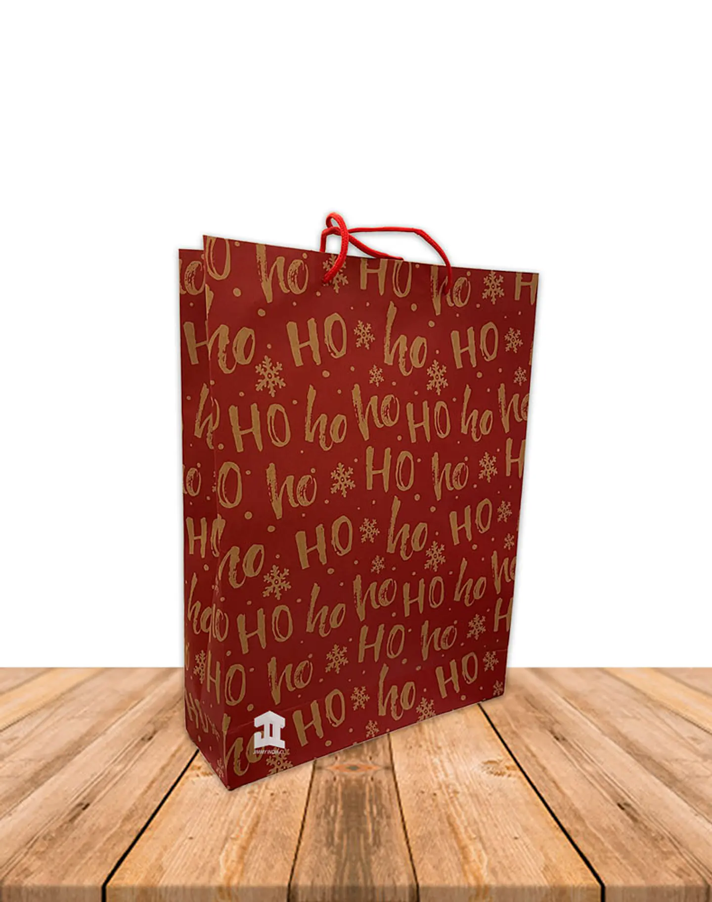 Bolsa Papel Kraft Navidad 42x31,5cm Precio x Docena JI16-11G 4